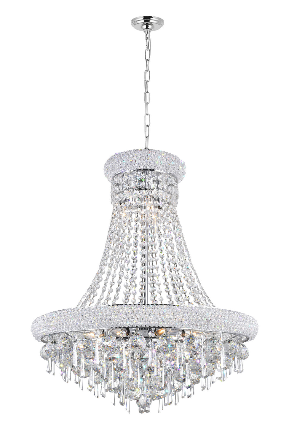 CWI Lighting - 8040P24C - 13 Light Chandelier - Kingdom