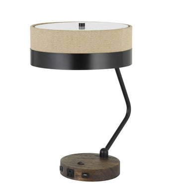 Cal Lighting - BO-2758DK-BK - Two Light Desk lamp - Parson