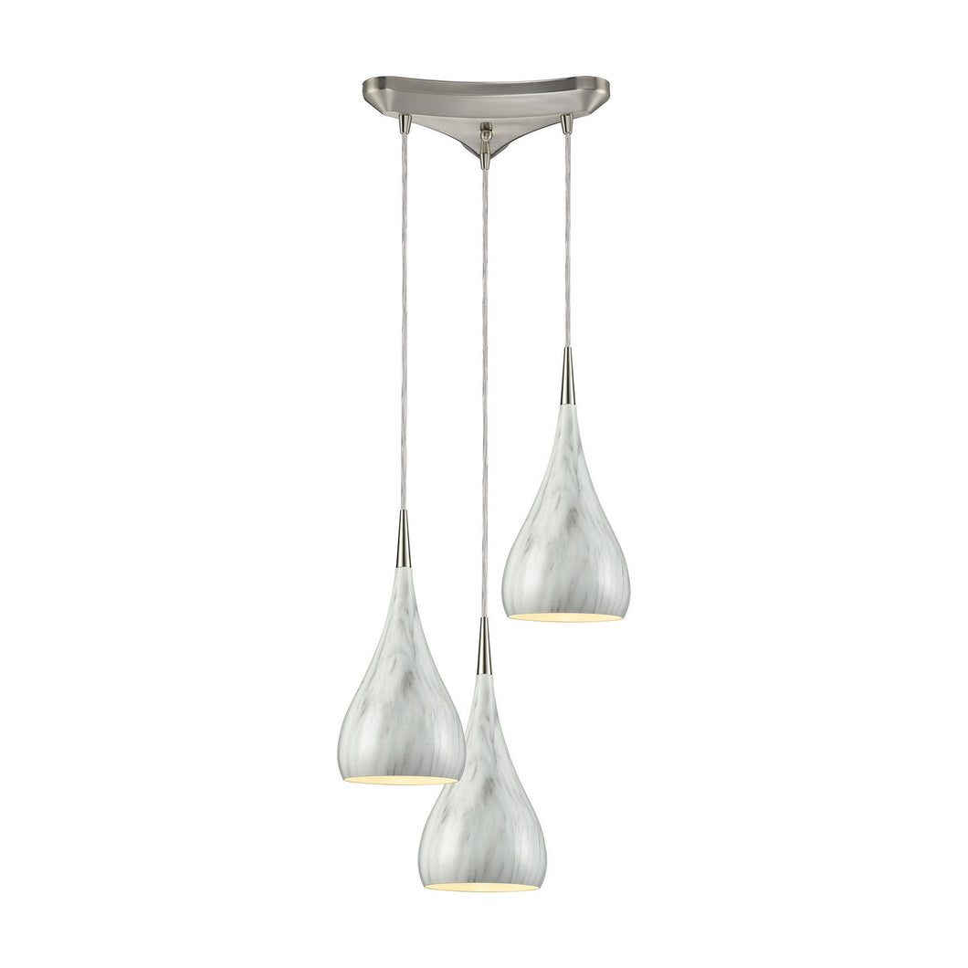 Elk Lighting - 31341/3MB - Three Light Mini Pendant - Lindsey