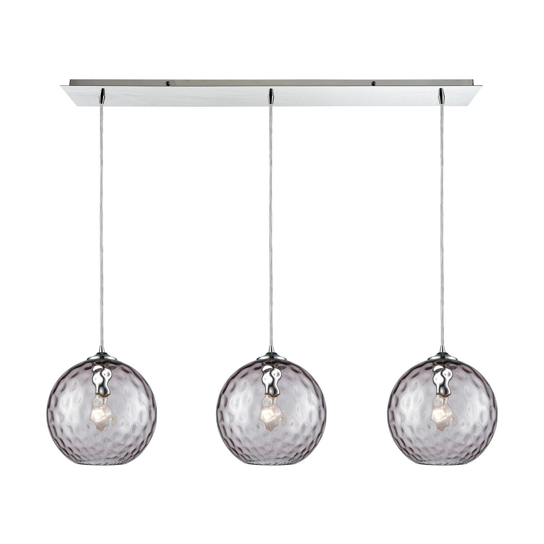 Elk Lighting - 31380/3LP-PRP - Three Light Pendant - Watersphere