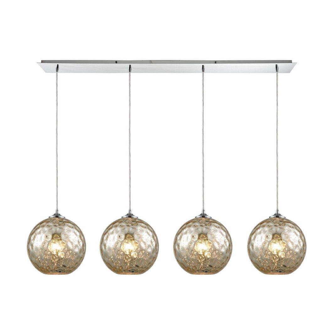 Elk Lighting - 31380/4LP-MRC - Four Light Pendant - Watersphere