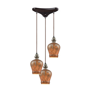 Elk Lighting - 85100/3 - Three Light Mini Pendant - Sojourn