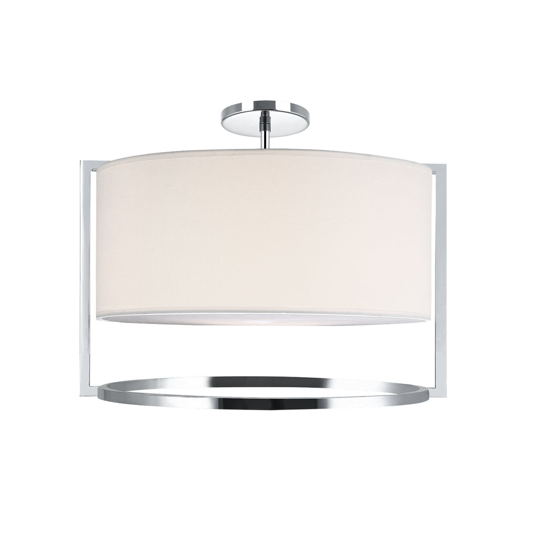 Matteo Lighting - X67603CHWH - Three Light Flush Mount - Nagashi