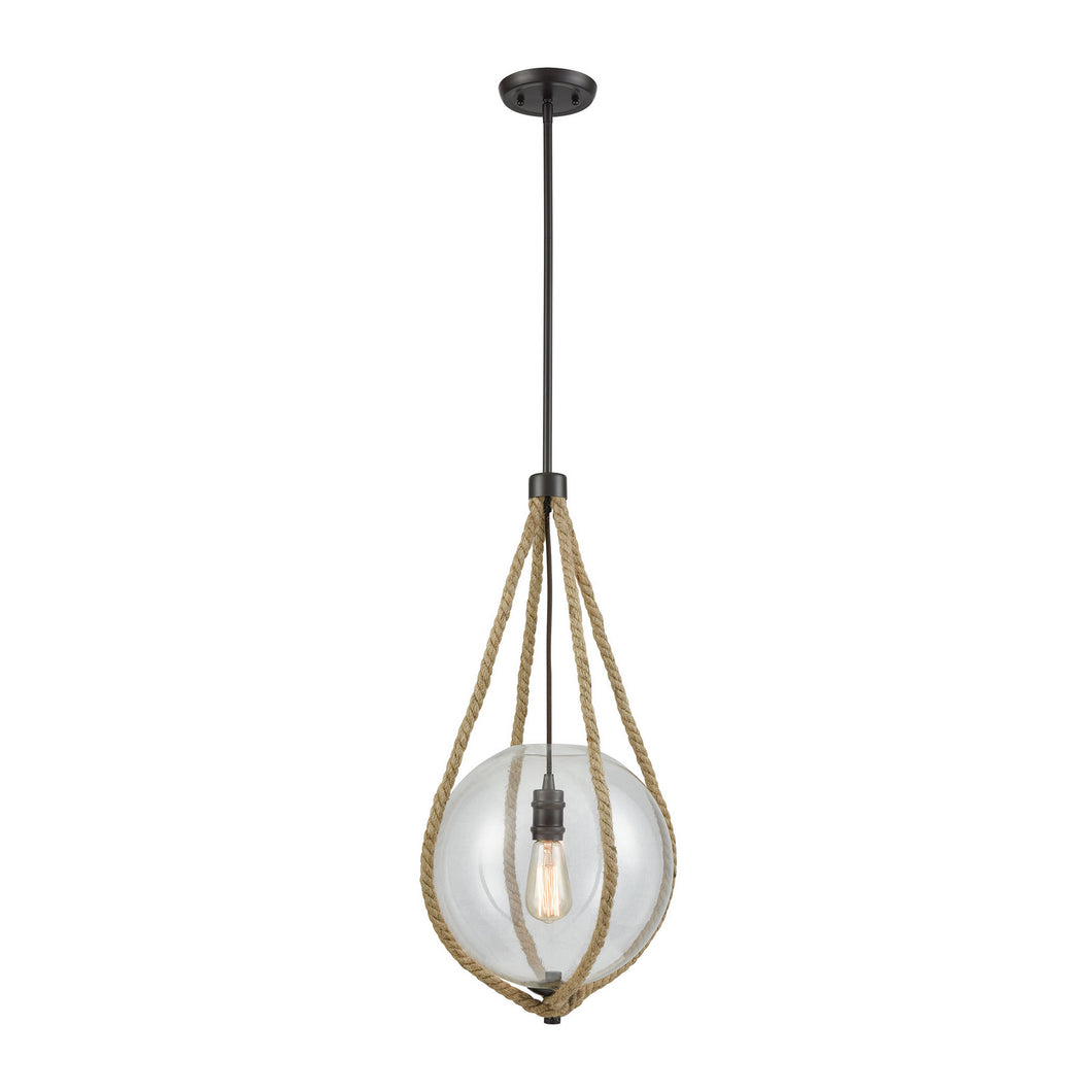 Elk Lighting - 10714/1 - One Light Pendant - Dangling Rope