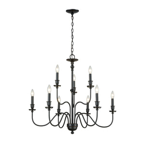 Elk Lighting - 81275/6+3 - Nine Light Chandelier - Collins