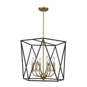 Artcraft - AC11033 - Six Light Chandelier - Harmony