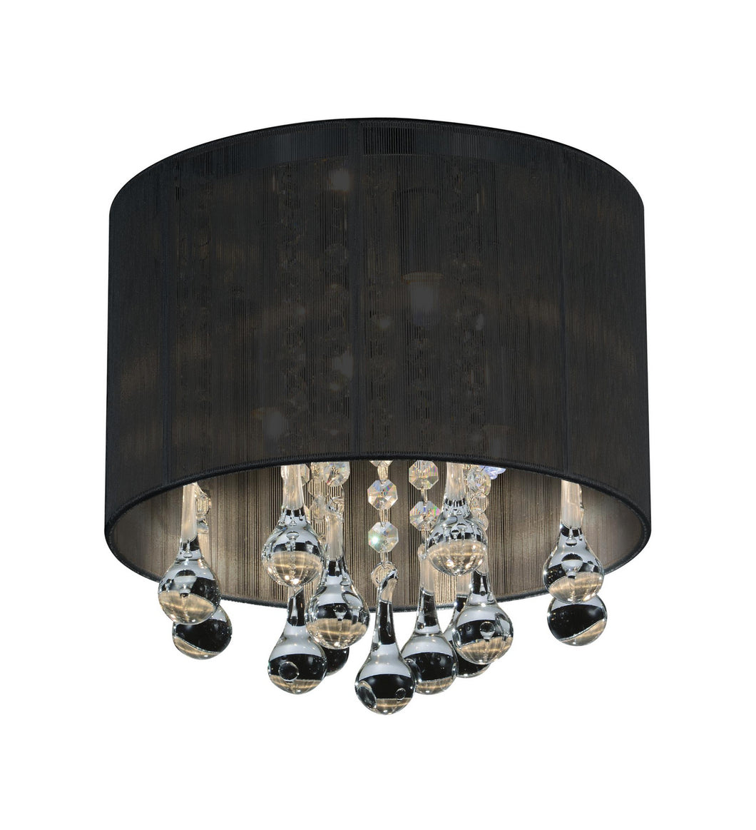 CWI Lighting - 5006C10C-R (B) - Four Light Flush Mount - Water Drop