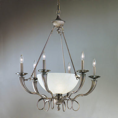 Classic Lighting - 7737 - Seven Light Chandelier - French Horn
