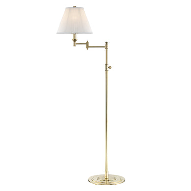 Hudson Valley - MDSL601-AGB - One Light Floor Lamp - Signature No.1