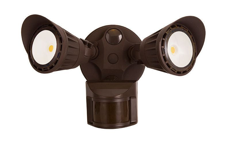 Westgate - SL-20W-50K-BZ-P - LED Security Lights With Pir Sensor