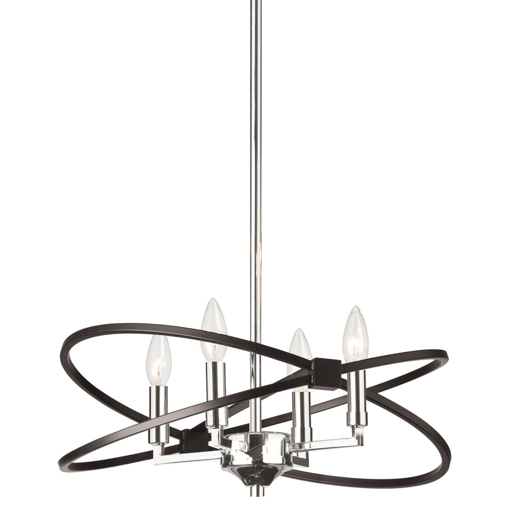 Dainolite Ltd - PAL-184C-PC-MB - Four Light Chandelier - Paloma