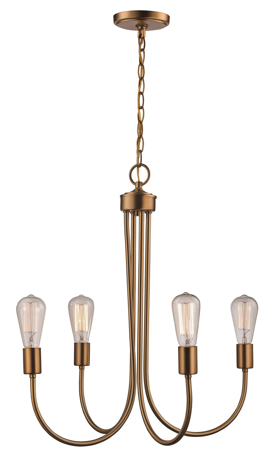 Trans Globe Imports - 11024 AG - Four Light Chandelier