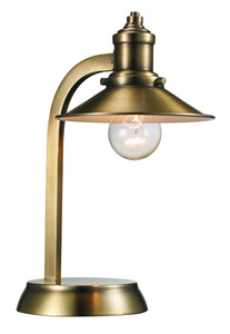 Trans Globe Imports - RTL-8986 AB - One Light Table Lamp - Liberty