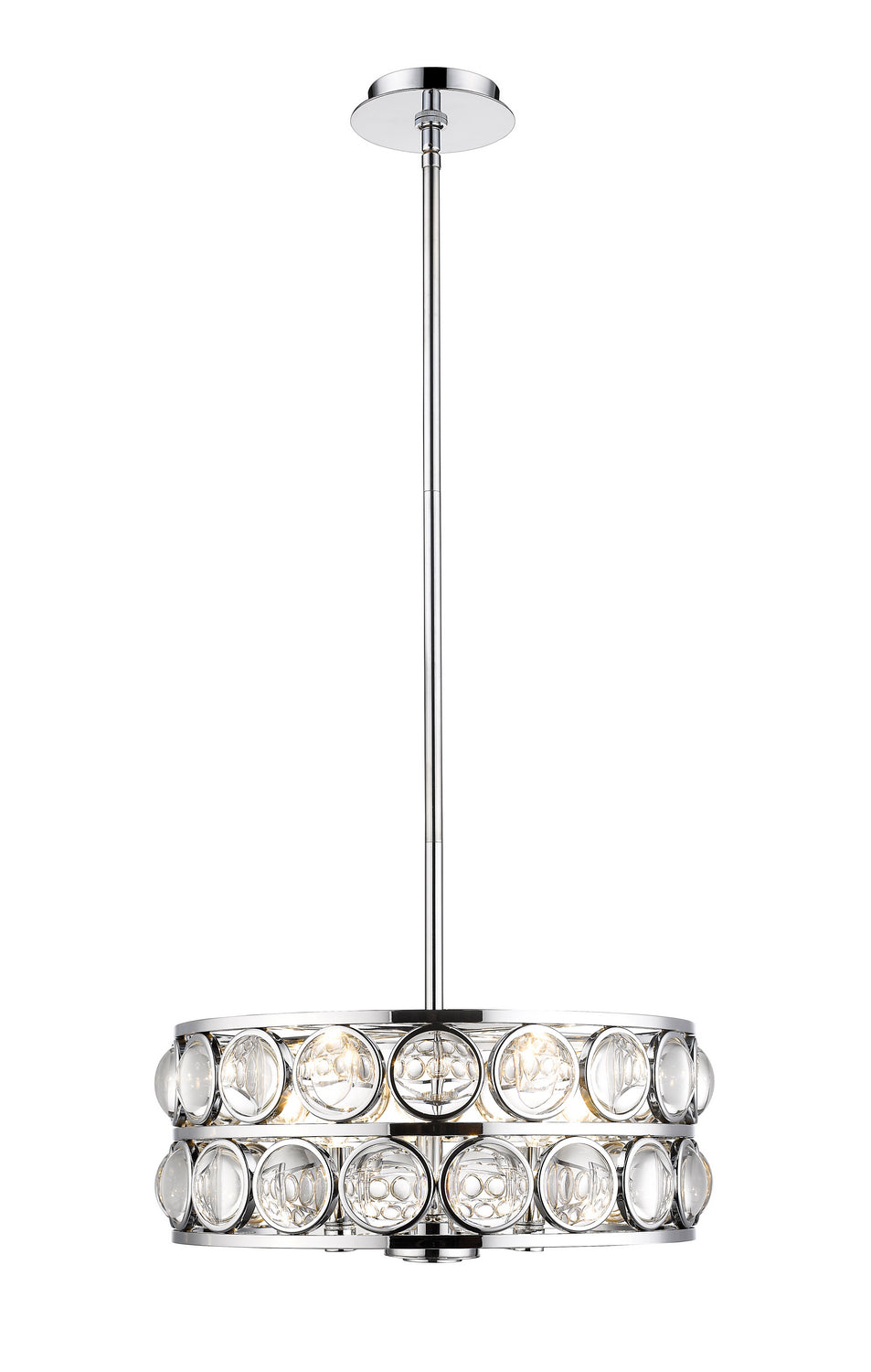 Z-Lite - 4004-18CH - Five Light Flush Mount - Eternity