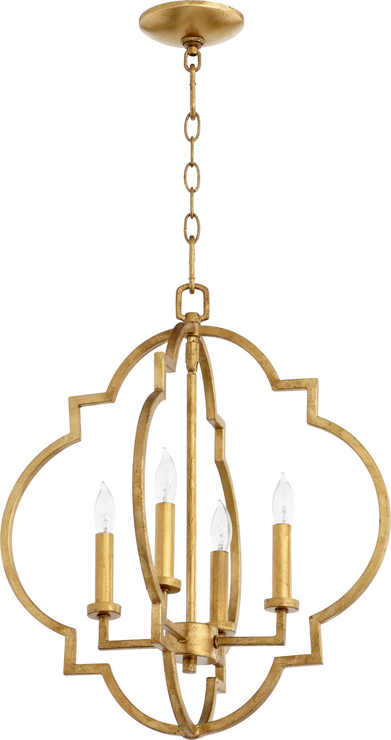 Quorum - 6842-4-74 - Four Light Entry Pendant - Dublin