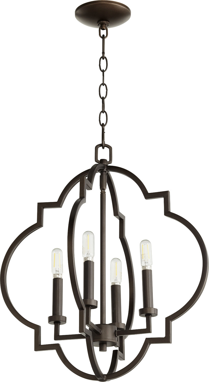 Quorum - 6842-4-86 - Four Light Pendant - Dublin