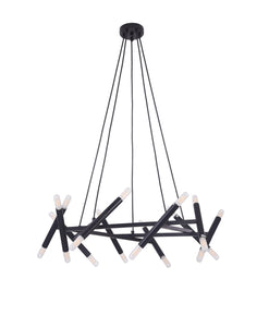 Bethel International - TM02BLK - 20 Light Chandelier