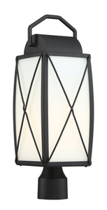 Designers Fountain - 94696-BK - One Light Post Lantern - Fairlington