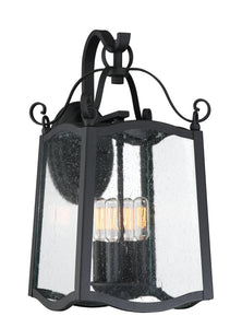 Designers Fountain - 94792-BK - Four Light Wall Lantern - Glenwood