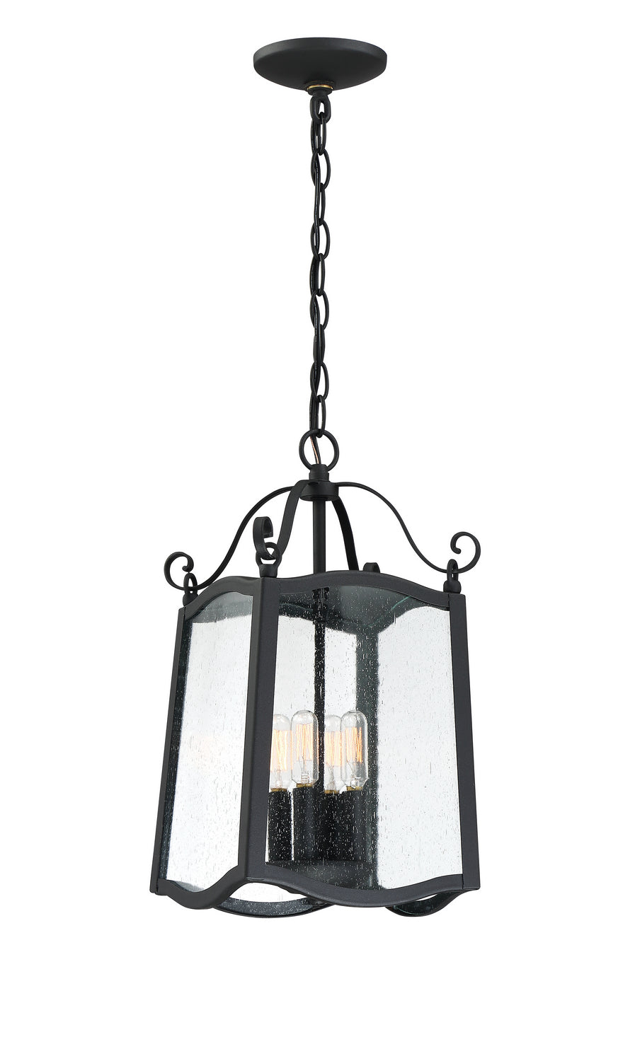 Designers Fountain - 94794-BK - Four Light Hanging Lantern - Glenwood