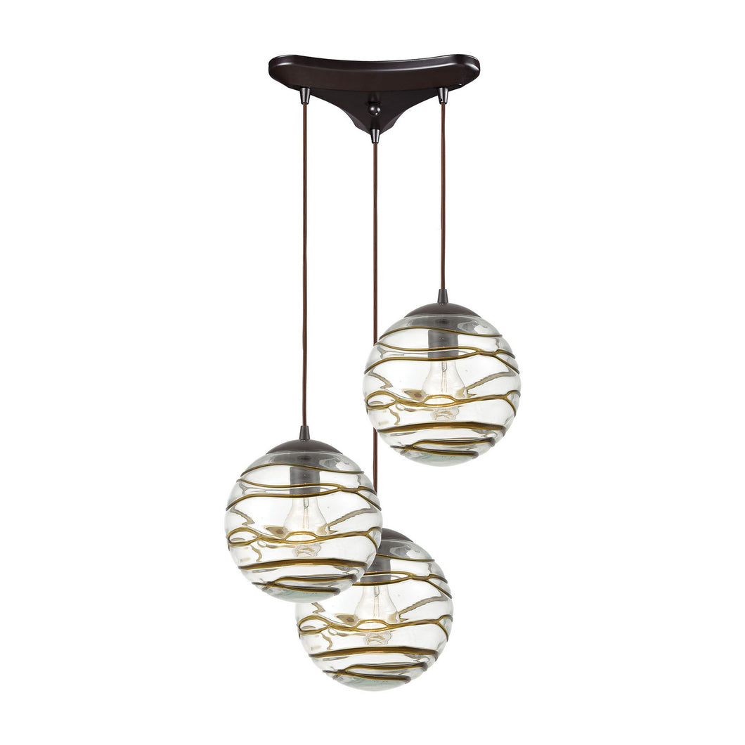 Elk Lighting - 31753/3 - Three Light Pendant - Vines