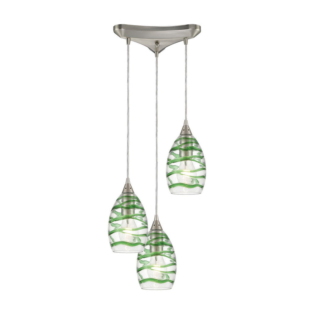 Elk Lighting - 31762/3 - Three Light Pendant - Vines