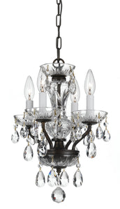 Crystorama - 5534-EB-CL-S - Four Light Chandelier - Traditional Crystal