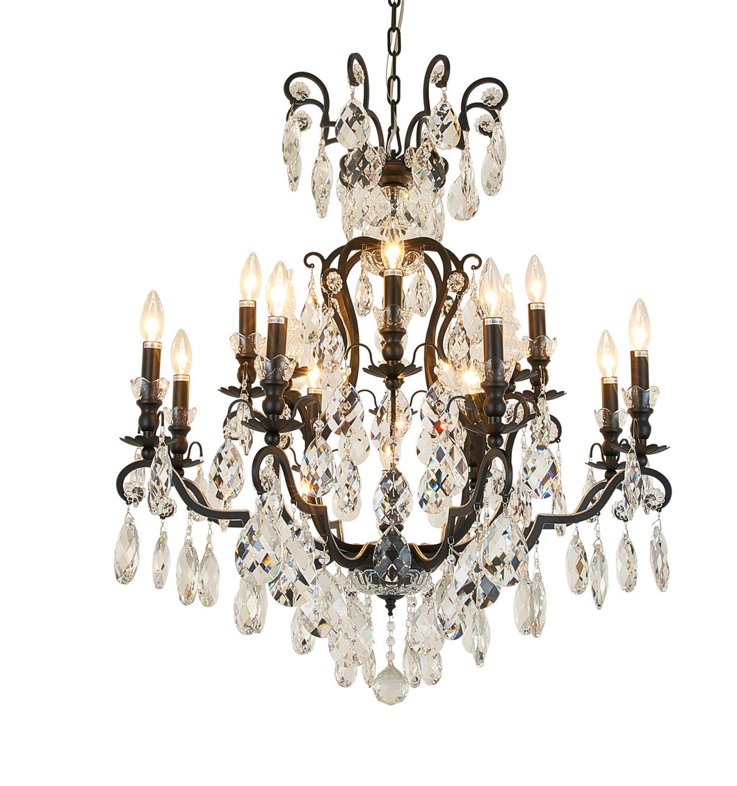 Bethel International - BET80C32BLK - 13 Light Chandelier