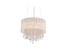 Load image into Gallery viewer, Beverly Dr. 12 Light Dual Mount/Flush &amp; Hanging in White Silk String